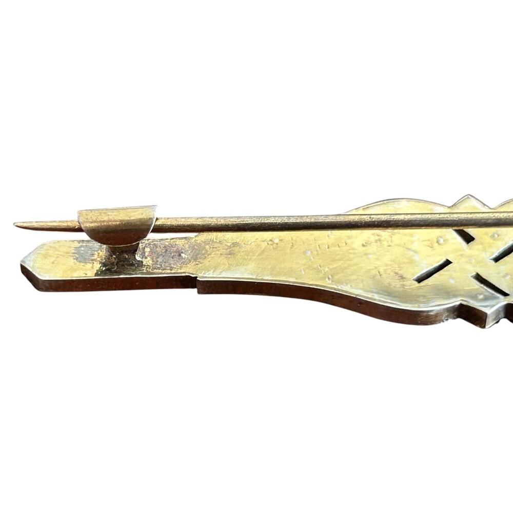 Art Deco Sterling Sterling Silver Bar Brooch
Paste Stones 3” Vintage Pin - Picture 10 of 11